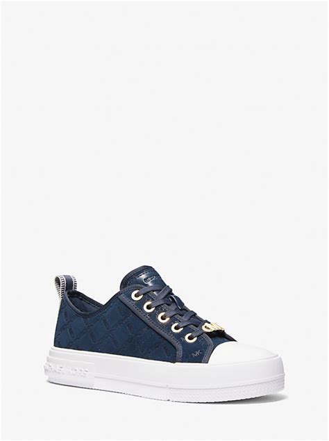 evy lace up michael kors|michael kors empire logo sneakers.